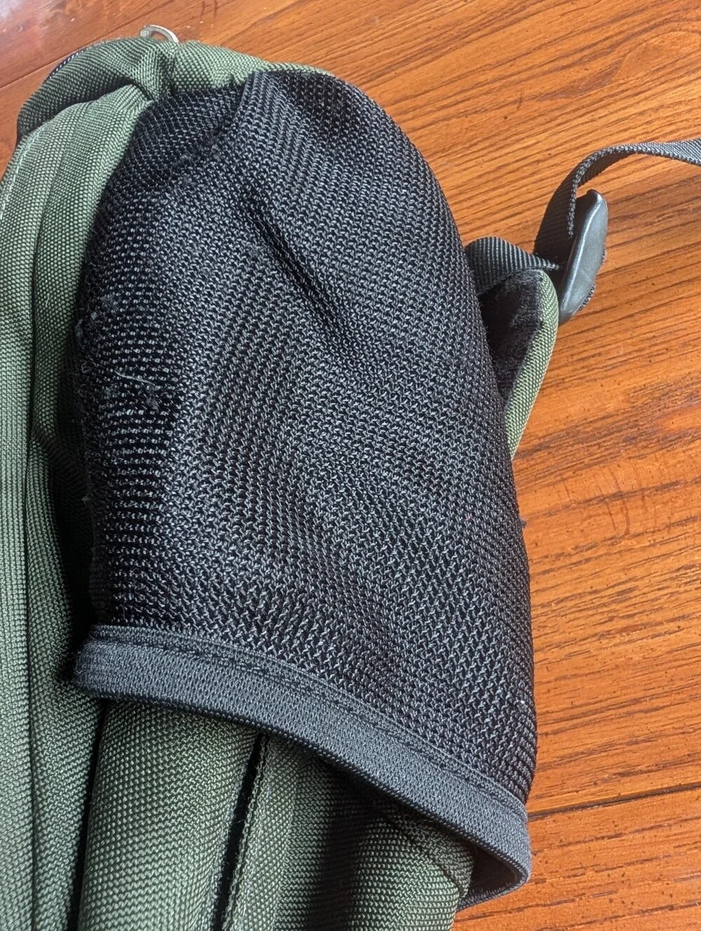 Lands' End Backpack Green Laptop School Travel Hiking Book Bag Gently Loved